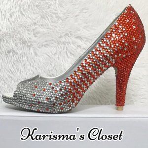 NWOT Marc Defang AB Crystal High Heels. Size 7.5